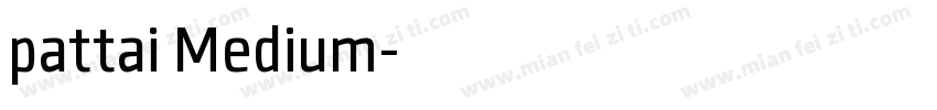 pattai Medium字体转换